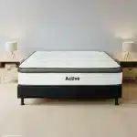 Combo Colchón Active resortado 140 x 190 cm  + Somier negro 140 x 190 cm - Imagen 2