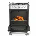 Estufa de Piso a Gas 60 cm Inox Mabe | EMC6050NFX1 - Imagen 4