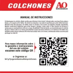 Colchón AO Ortho Tech, núcleo 100% de espuma de alta densidad - Imagen 4