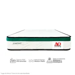 Colchón AO Confort Foam, con núcleo 100% de espuma de alta densidad