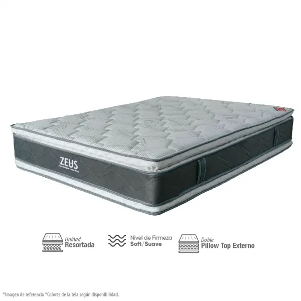 Colchón Ortopédico AO Zeus con doble Pillow externo