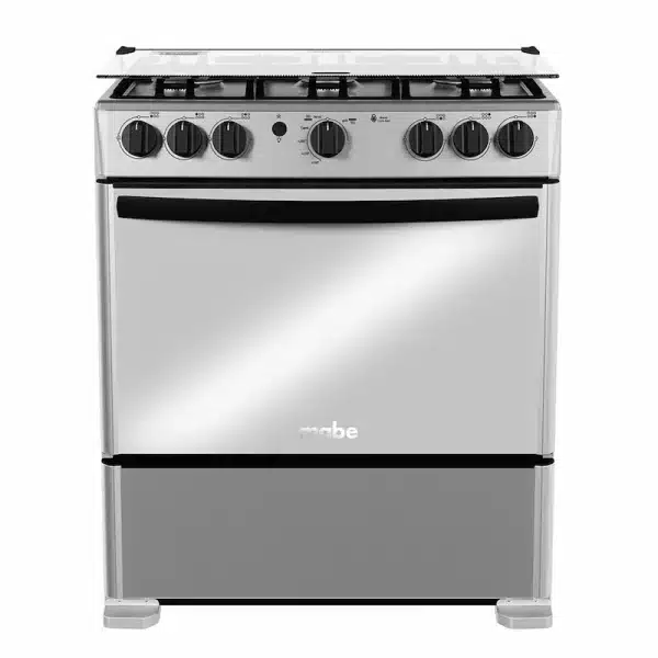Estufa de piso a Gas 76 cm Inox Mabe | EMC30KXX-6