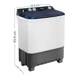 Lavadora Semiautomática Propela 11 Kg Blanca Mabe | LMD1123HBAB0 - Imagen 3