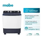 Lavadora Semiautomática Propela 13 Kg Blanca Mabe| LMD3123HBAB0 - Imagen 2